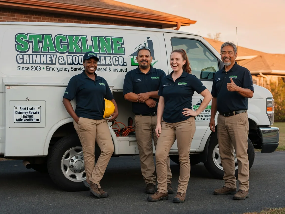 Chimney flashing repair company in Bellmont, IL